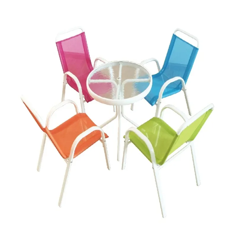 

Children Seat Garden Outdoor Chair and Table Colorful Safe Durable Metal Stacking Kid Chair on SaleChairs for Children child se