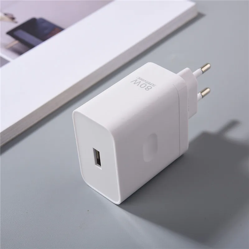 For Oneplus Charger 80W EU/US SuperVooc Fast Charging Power Adapter USB Type C Cable for One Plus 10 Pro 11 9R 8T Nord 2 GT Ace2