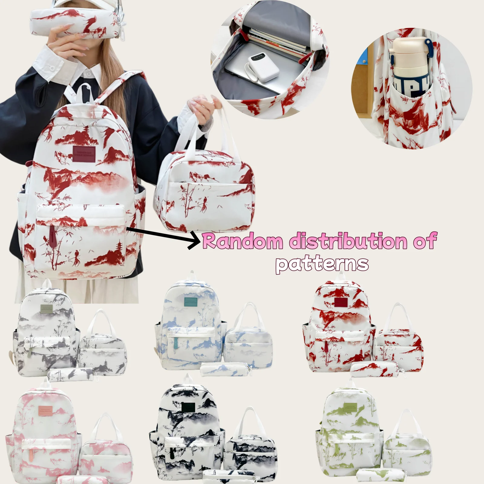 New style stylish and simple leisure travel academy suitable for various occasions, large capacity multifunctional backpack