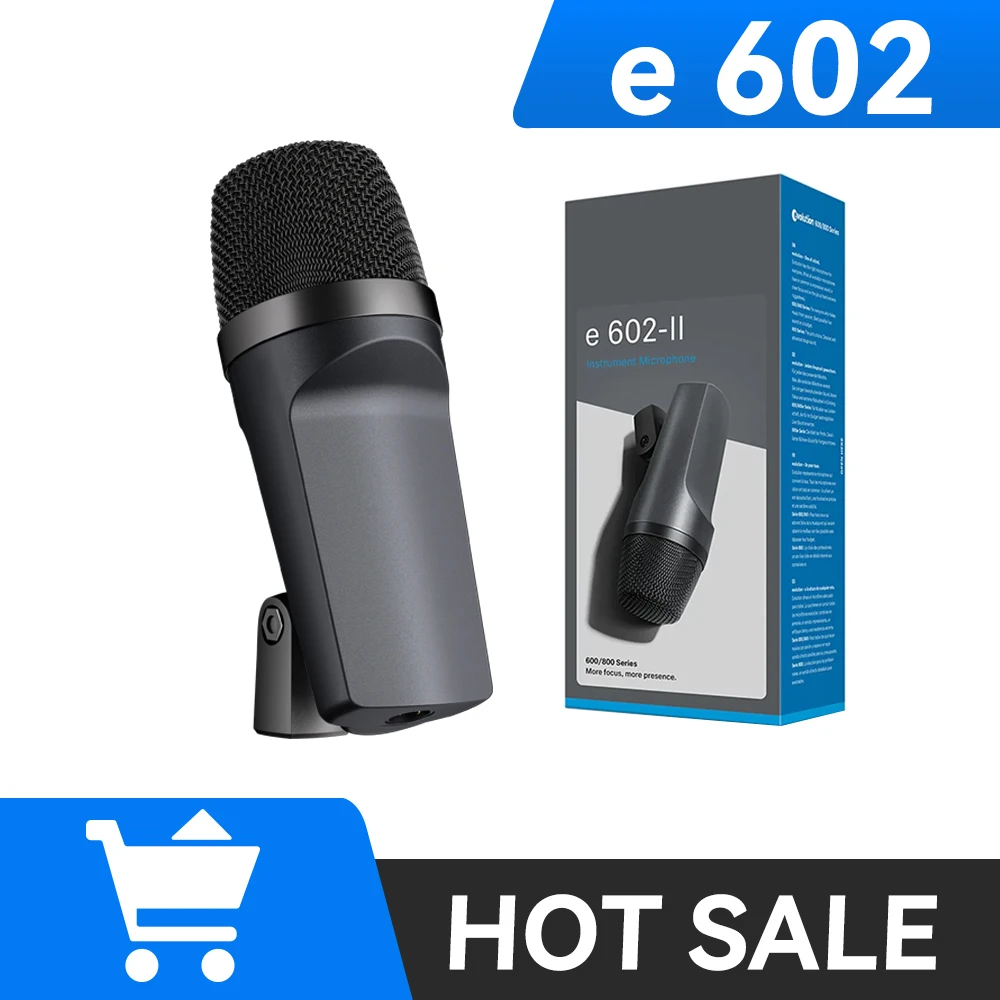 Drum Microphone E602 Musical Instruments Mic For Band Stage Instrumental Performance Recording Live