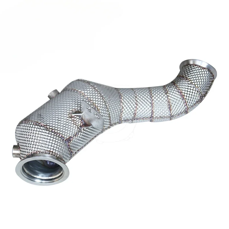 For Mercedes M274 W212 W205 C180 C200 C300 W213 E200 E260 E300 GLK260 2015+ Downpipe LHD with heat shield