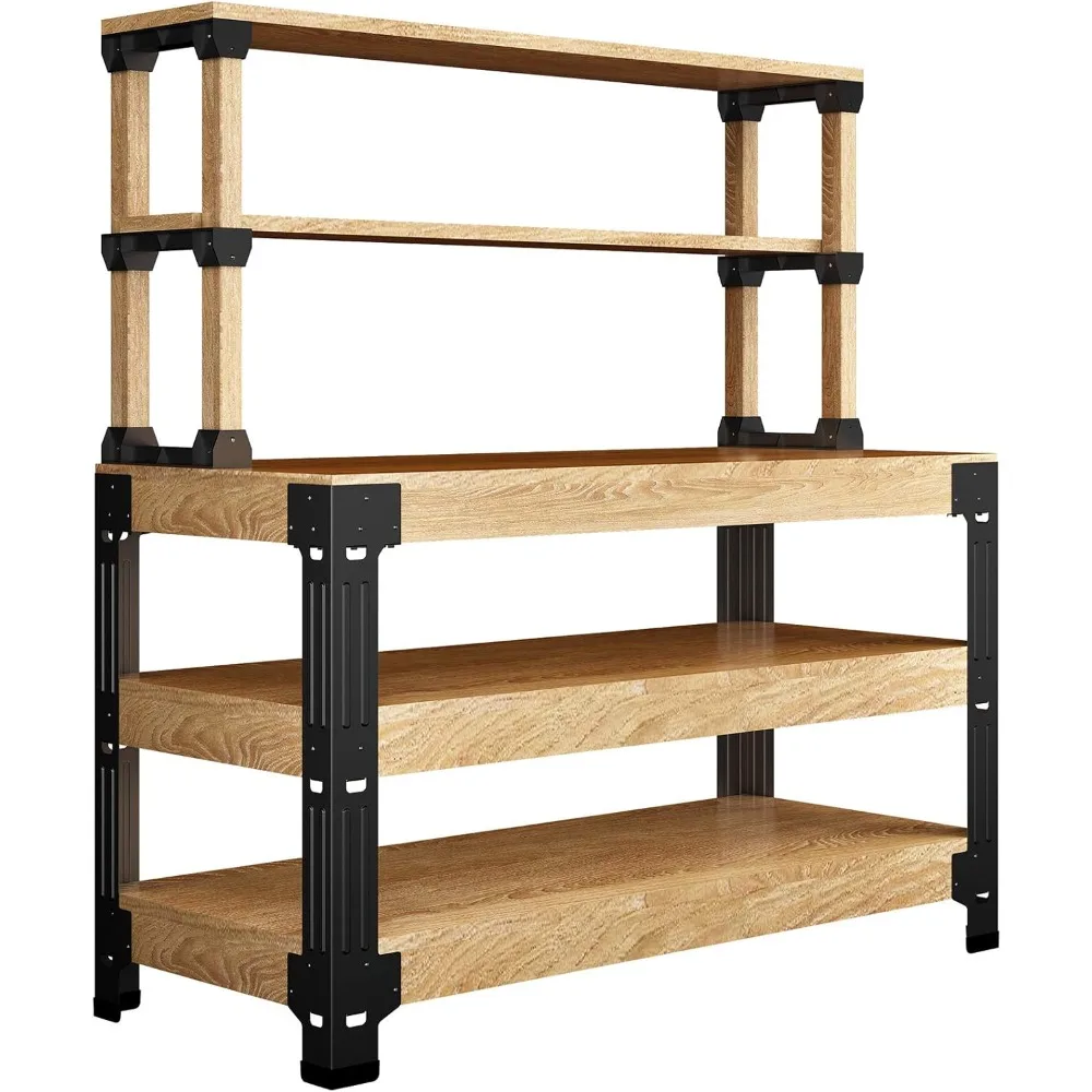 

NEW Universal Steel Work Bench Leg Kit, Garage Storage Shelving Frame Workbenches Customizable in Sizes and Colors