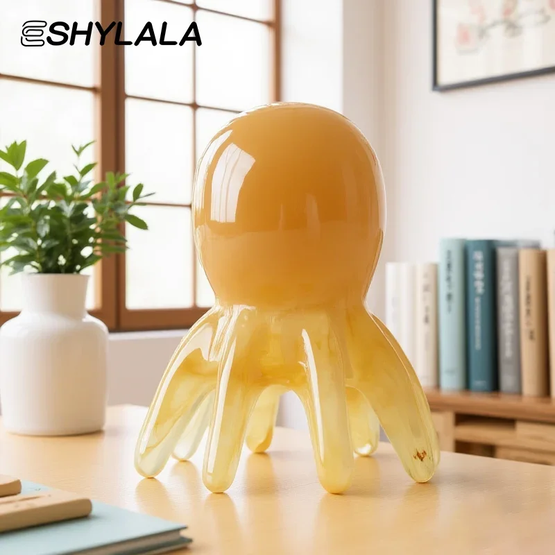 

Смола осьминог массажная расческа для головы меридиан соскабливание кожи головы массажная щетка иглоукалывание Гуа Ша массажная расческа для снятия усталости массаж