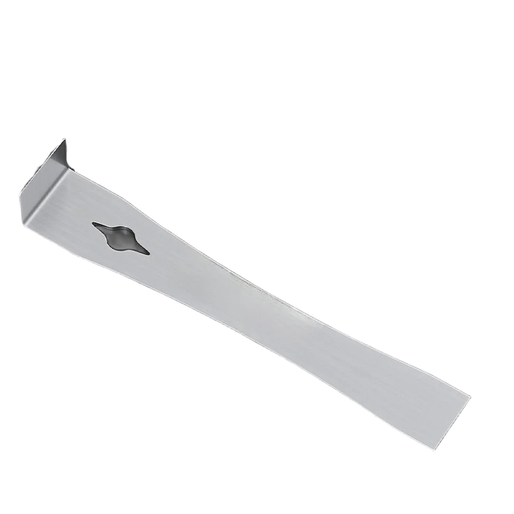 Ergonomic Handle Flat Pry Bar with Stainless Steel Build for Comfortable and Efficient Force Application Over Long Periods