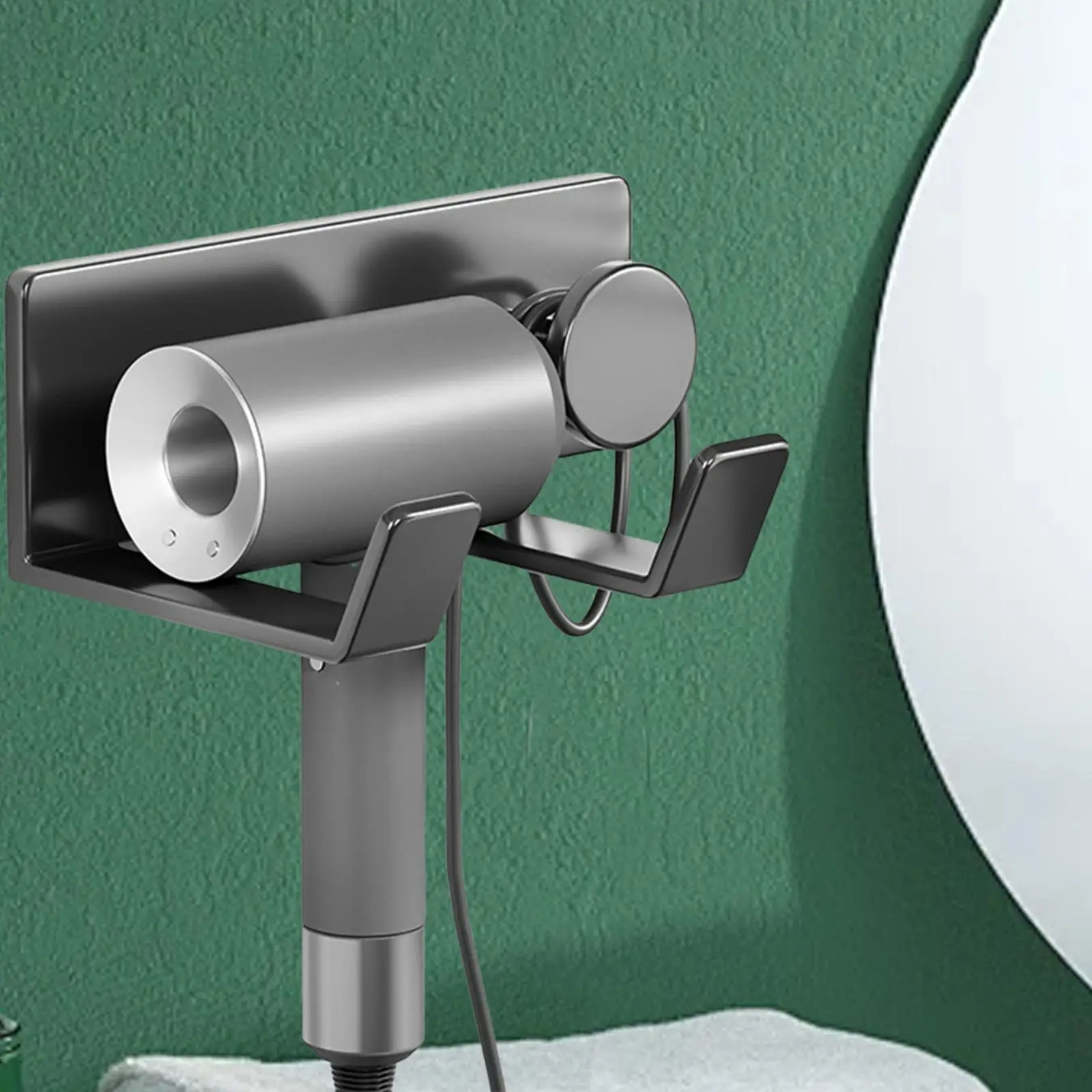 Universal Hair Dryer Holder Universal Storage Rack for Bedroom Home Bathroom