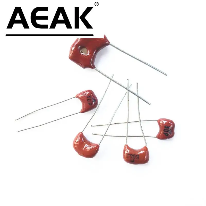 Silver mica capacitors Used in high-end products 63V 100V 500V Guitar Amplifier Silver MICA Capacitor Radial For Audio Amp 1PCS