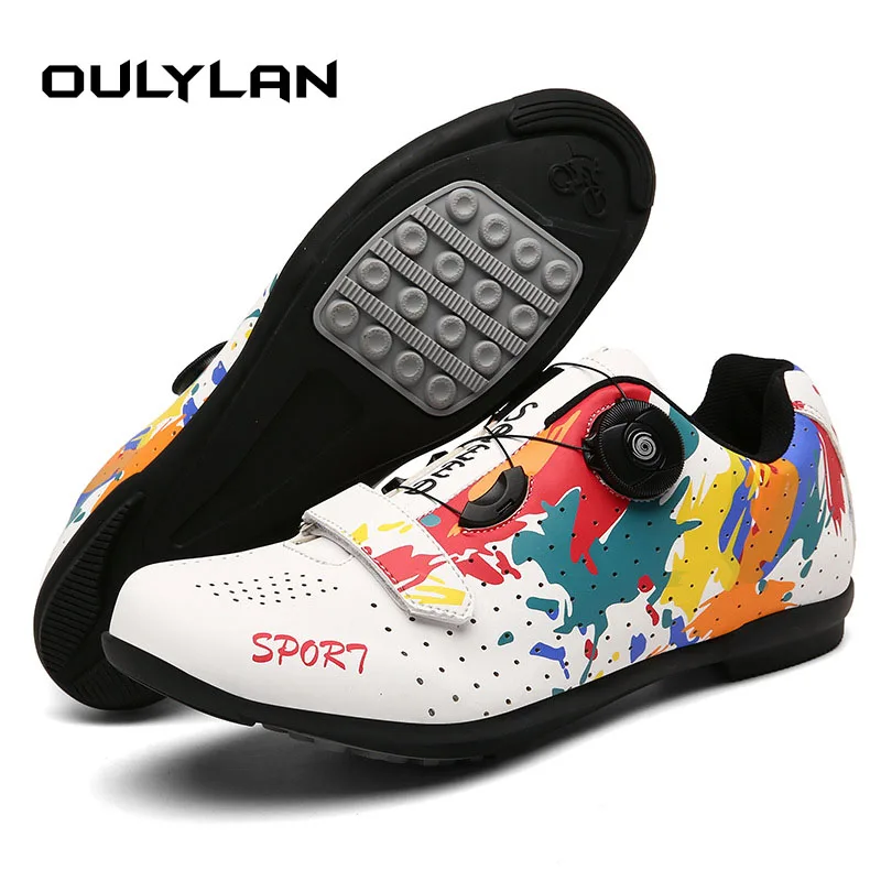 New Fashion Male Leisure Vacation Driving Shoes Cycling Sneakers Breathable Waterproof Cycling Shoes Road Bike Shoes