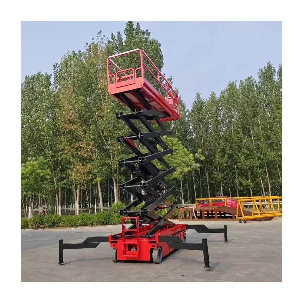 Factory Price Table Lifts High Load Lift Bearing 1ton High Quality Scaffold Work Platform 6 Manual Mobile Electric Scissor Lift