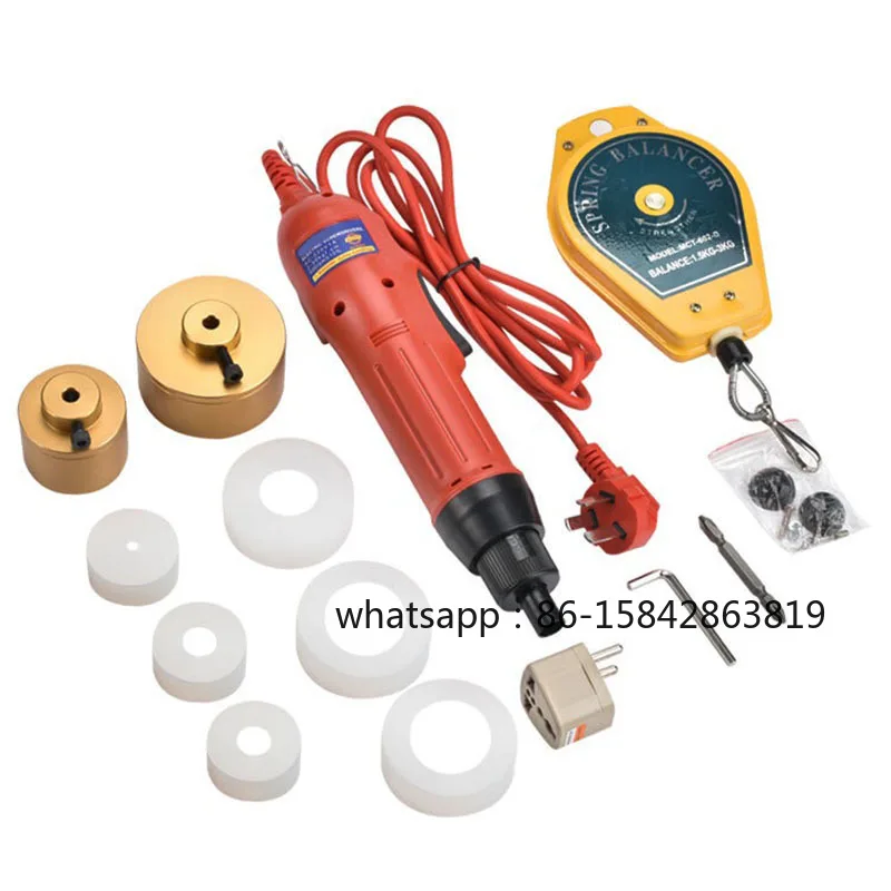 Handheld Electric Threaded Cap Capping Machine for PE Plastic Bottles