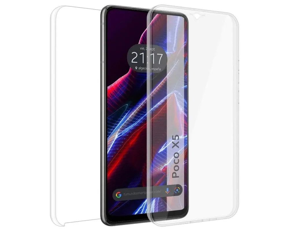 Dual Transparent Pc + Tpu Full Body 360 compatible With Xiaomi Little X5 5G Case