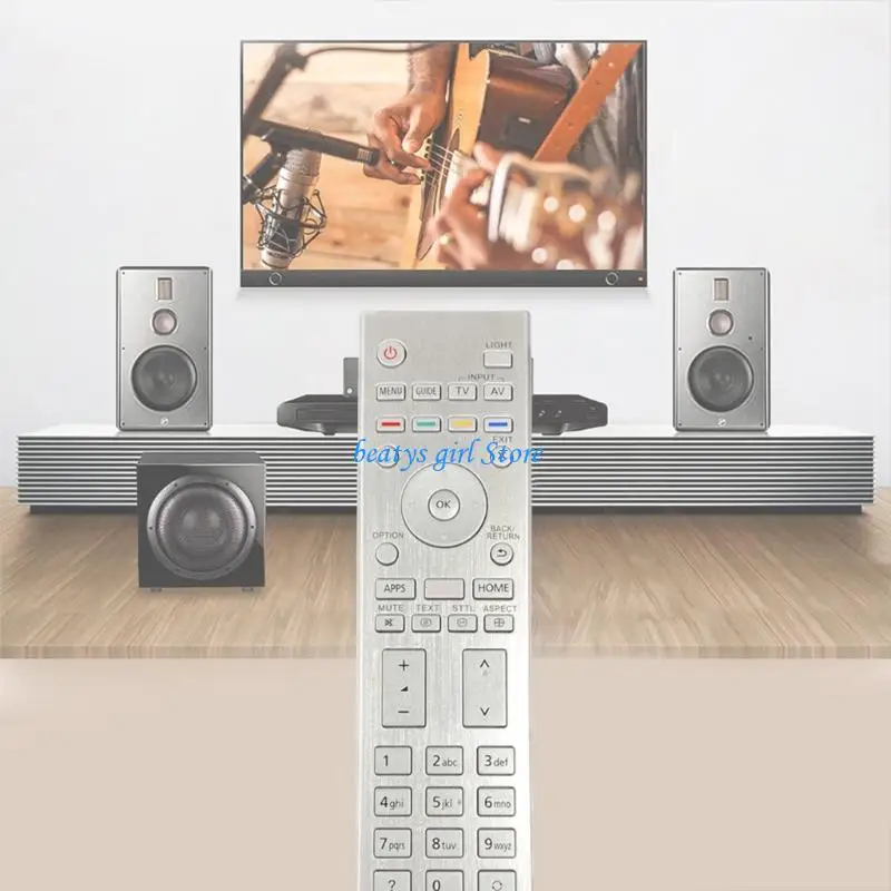 C7AB Plugs and Play Television Remote For TX58DX800E TX58DX802B Devices Shock Resistant Materials Intuitively Control Panel