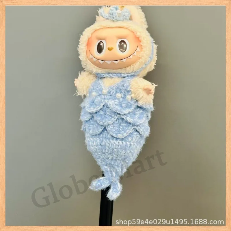 

For Labubu Doll Clothing 1st/2nd Gen Handmade Mermaid Set For Labubu Keychain Outfit New Cosplay Costume