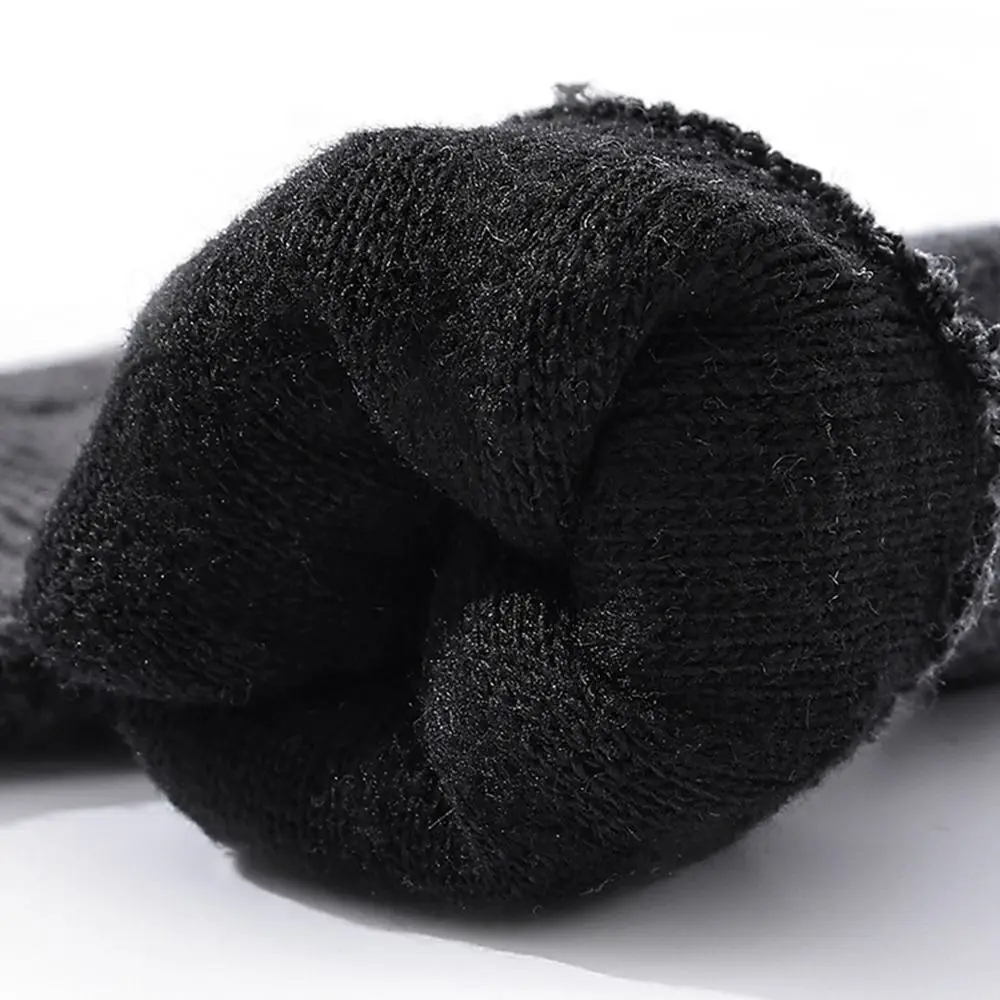 موضة سميكة محبوك قفازات دافئة شاشة تعمل باللمس يندبروف Coldproof القيادة قفازات المضادة للانزلاق جميع قفازات الأصابع للنساء الرجال