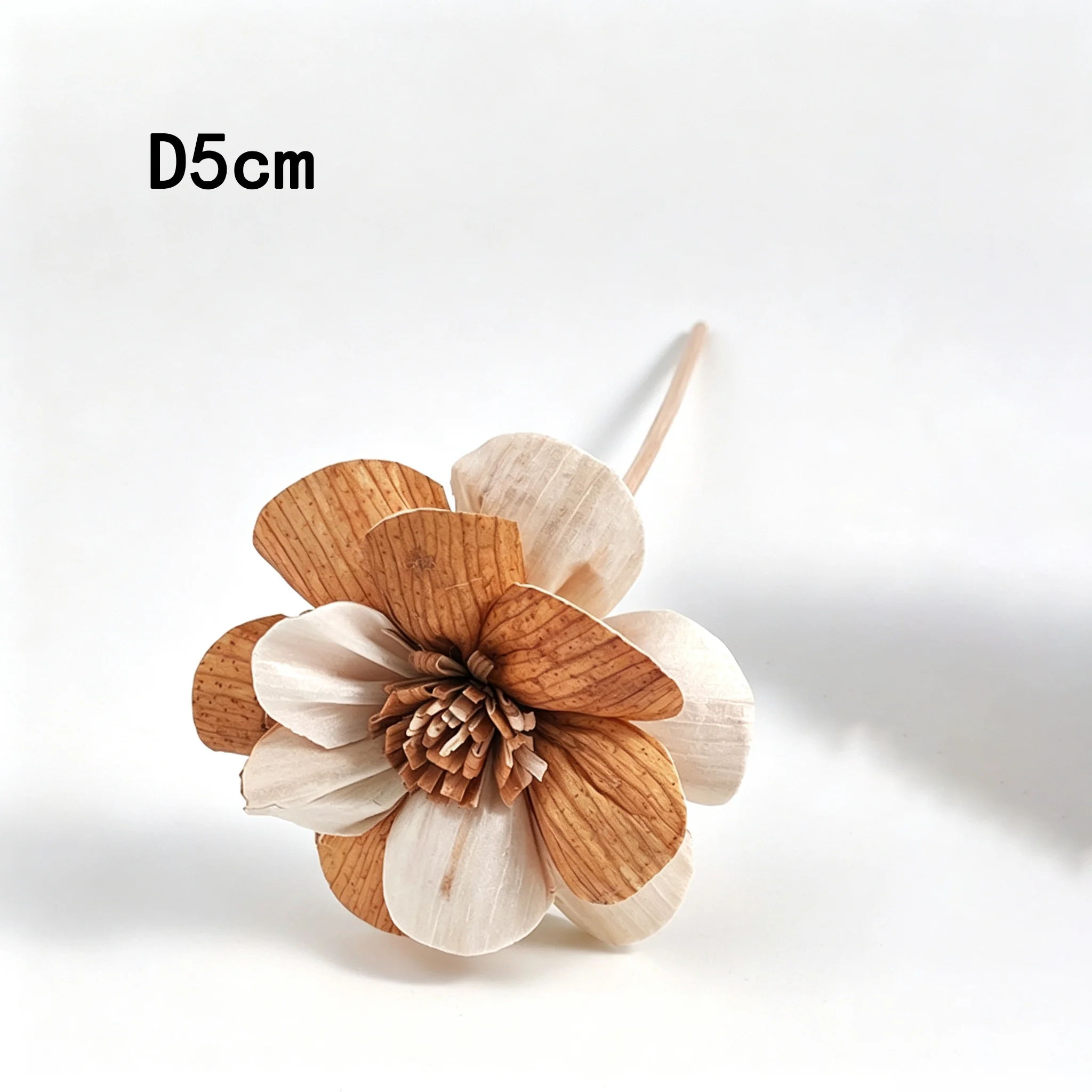 10Pcs Natural Sola Flower Diffuser Sticks Dried Floral Volatile Replacement Sticks for Home Hotel SPA Aroma Essential Oil Decor