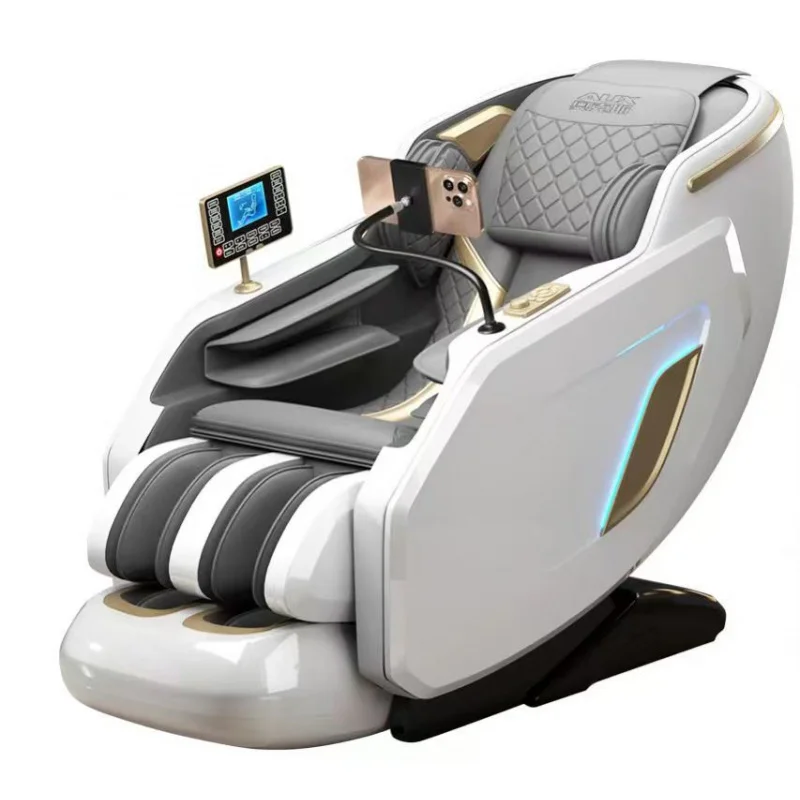 2025 كرسي تدليك فاخر جديد SL المسار 4 الأيدي محرك مزدوج المنزل كامل الجسم متعدد الوظائف AI كرسي أريكة ذكي #6