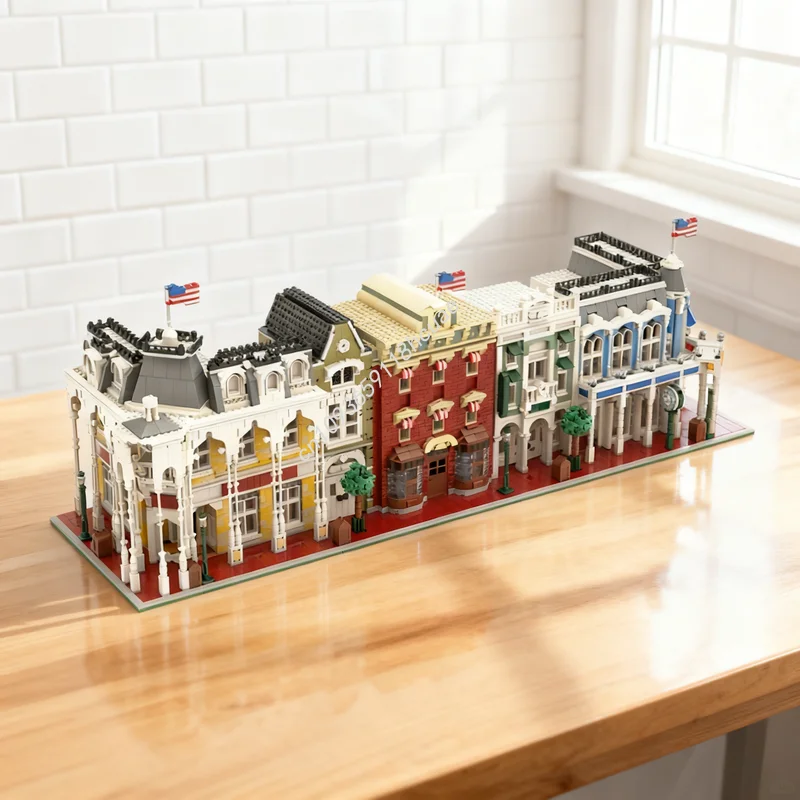 

9835pcs MOC Block One Main Street USA Disneieny Model Building Blocks Toys Architecture DIY Idea Education Festival Gifts Brick