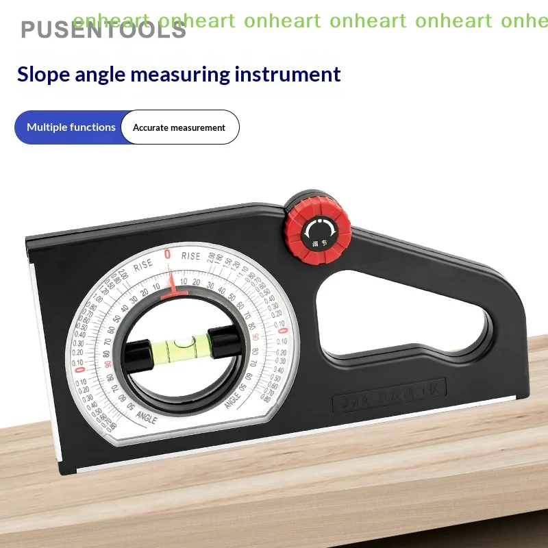 Slope Inclinometer Multifunctional Protractor Magnetic Base High Accuracy Clear Scale for Construction Site Survey DIY Projects