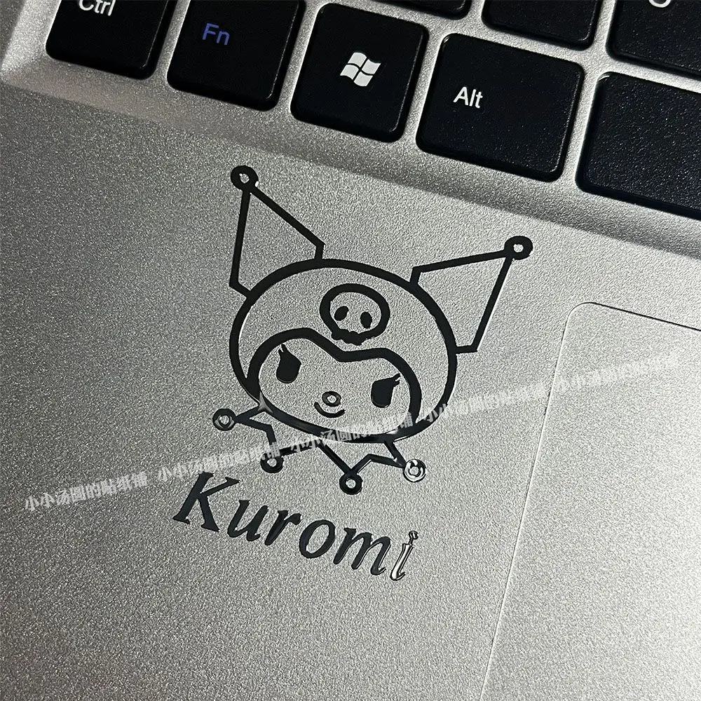 전기도금 만화 금속 스티커 산리오 헬로키티 DIY 휴대폰 케이스 스티커 방수 전기도금 스티커 생일 선물