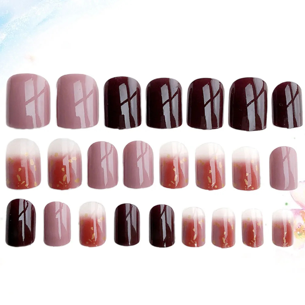 48 قطعة من ملصقات الأظافر اللامعة، غطاء أظافر مزيف بالكامل لحفلات الهالوين وأعياد الميلاد وحفلات أظافر مزيفة #2