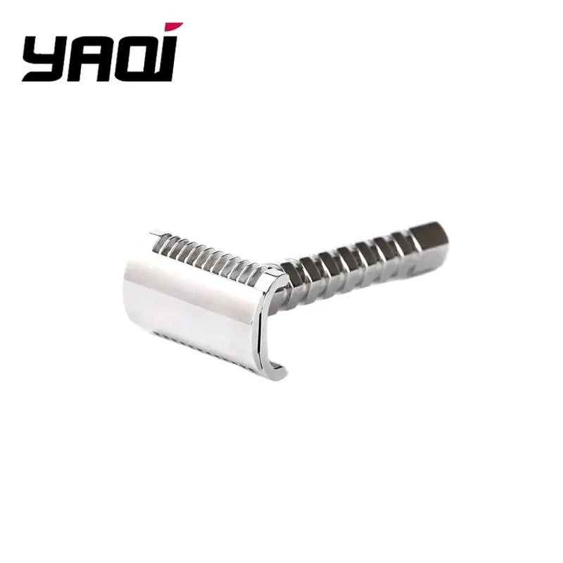 YAQI Duomo Double Edge Stainless Steel Classic Comfortable Handle Safety Razor Wet Shave Tools Best Gift for Men