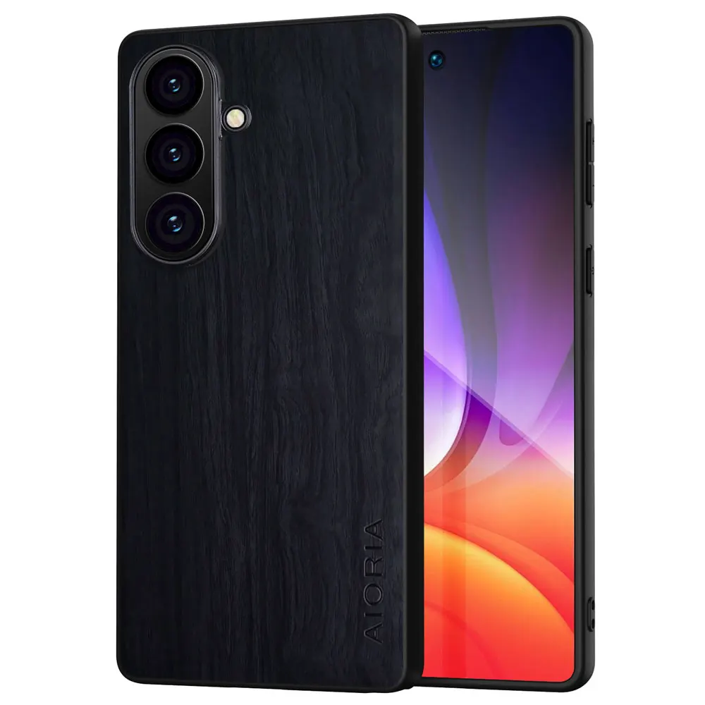 Hülle für Samsung Galaxy S26 Plus S25 S24 S23 S22 S21 S20 FE Ultra Funda Bambus-Holzmuster Rückseiten-Cover für Galaxy S26 Ultra Hülle – Detail 2