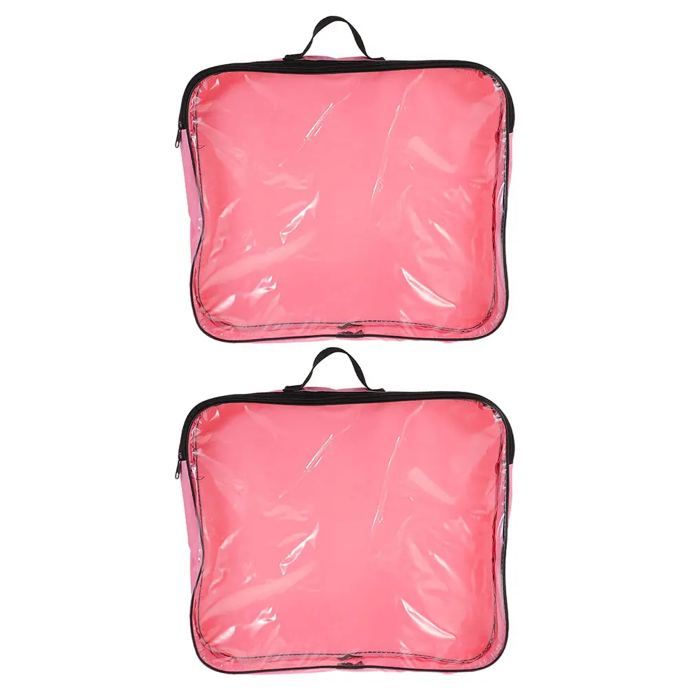

2Pcs Roller Skates Storage Bag Practical Size Durable Material Portable Zipper Pouch Roller Skates Organizer Skating Supplies