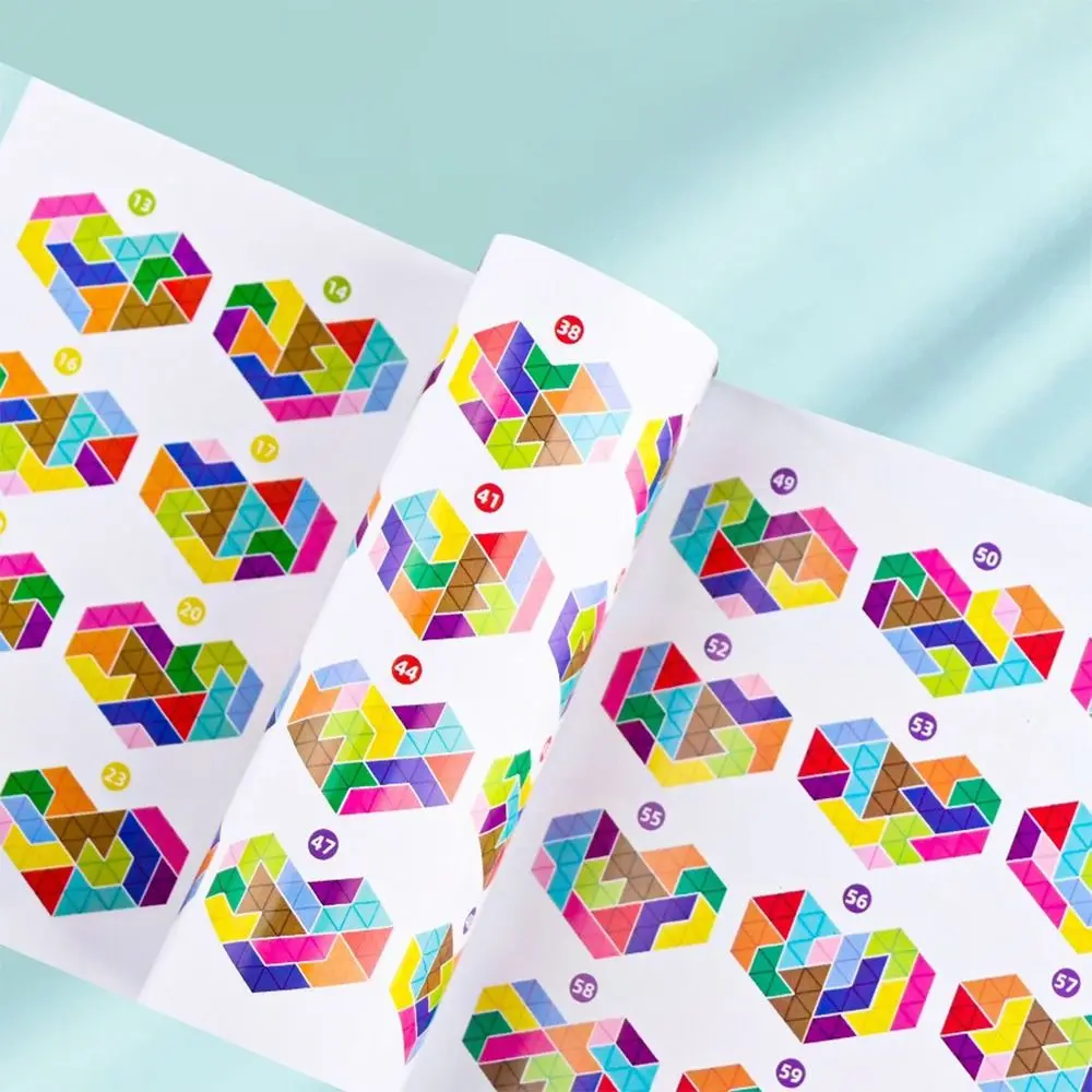 

Colorful Puzzle Blocks 60 Challenge Toy Modes Gift 3D Puzzle Educational Game Skill Building Brain Teaser Game