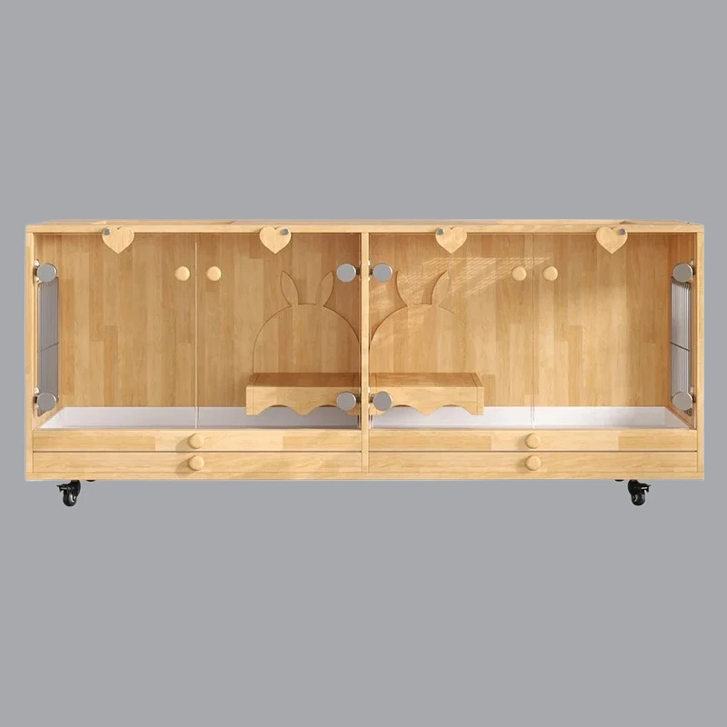 

HOT SALE Rabbit cage large special indoor double-layer tray waterproof and anti-spray urine pet