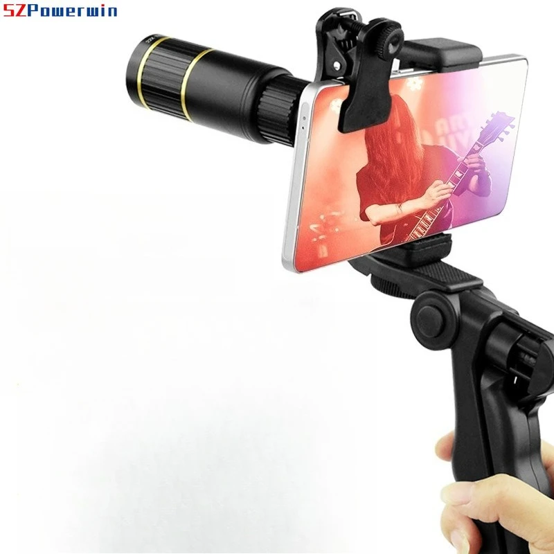 Phone Telephoto Lens for Concerts & Festivals | Monocular Telescope Adapter for Long-Range HD Video & Photos on Smartphone