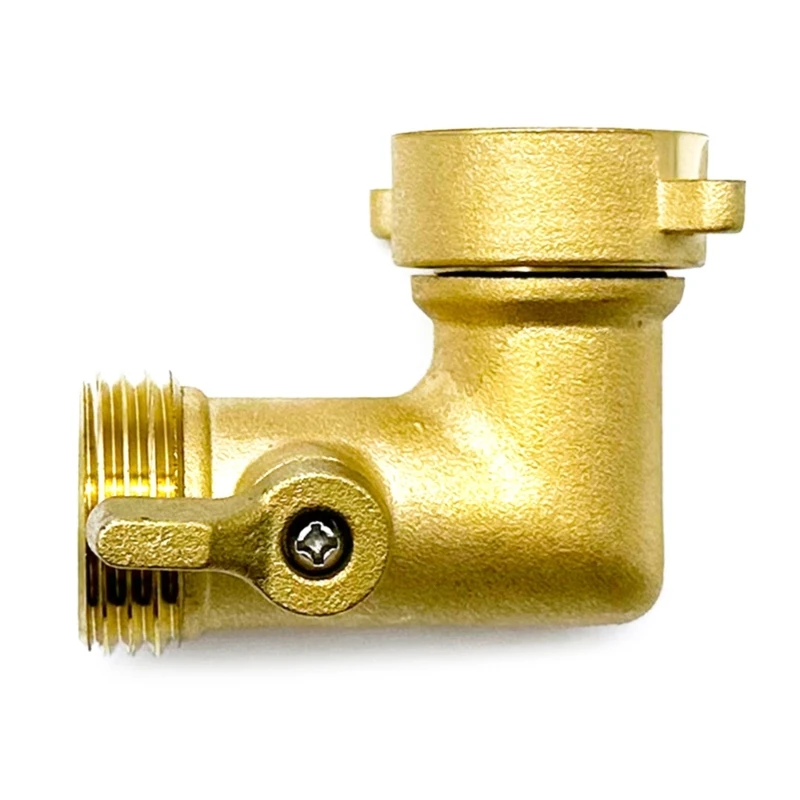 

Upgraded Brass 90° Elbow Tap Connector Hose Tap Adapter 3/4 for Garden Hose Pipe