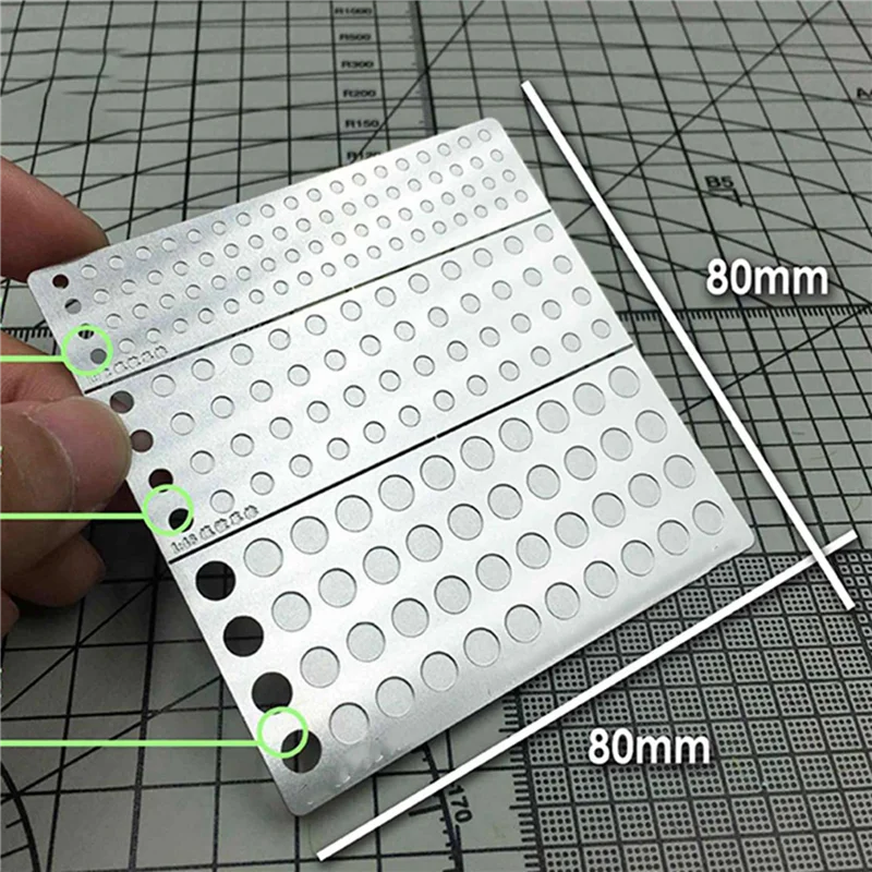 B24C-2X 1/72 1/48 1/35 Scale Static Grass Planting Template Tool For Electrostatic Flock Applicator Scene Sand Table