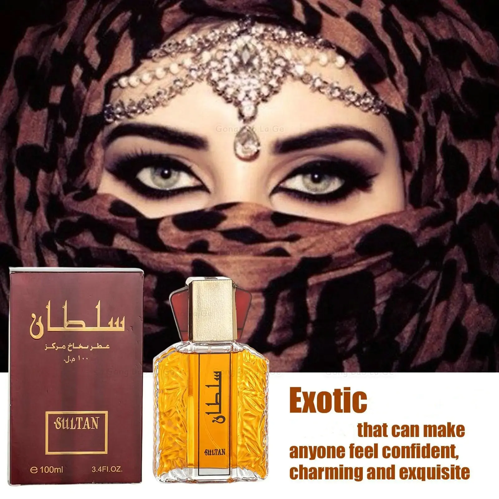 100mlHareem Al Sultan Perfume Oil Deodorant High Appearance Level Ruby Perfume Relieves dating Awkward Odor Summer Beauty Health