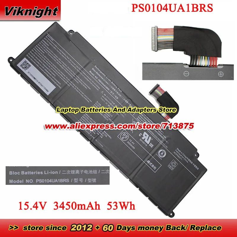 

PS0104UA1BRS Battery for U30 Tecra A40-J A40-J-12E A50-J CS40L-K12 Portege X40-J X40-K EX40L-J 15.4V