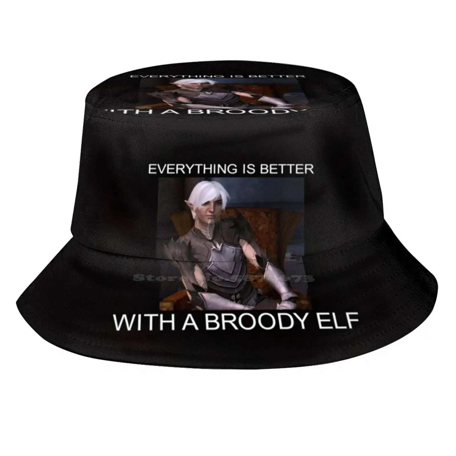 Everyone Needs A Fenris Sun Cap Fisherman Hat Bucket Hats Dragon Age 2 Elf Fenris Hawke Gaming Video Games Bioware