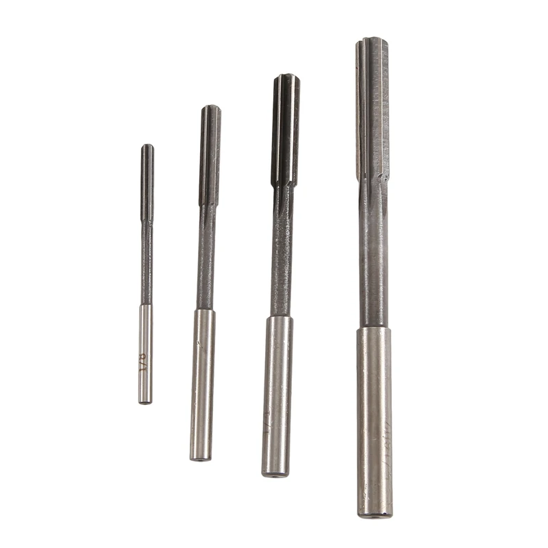 

H7 Machine Reamer HSS 1/8-3/16-1/4-5/16 H7 Straight Shank Chuck Milling Reamer, Easy To Use Durable Fine Workmanship