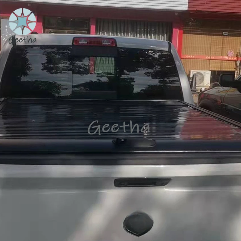 

Retractable Sliding Extendable Universal Aluminum Tonneau Cover for 2012+, Toyota Tacoma, Std/Ext Cab, Short Bed