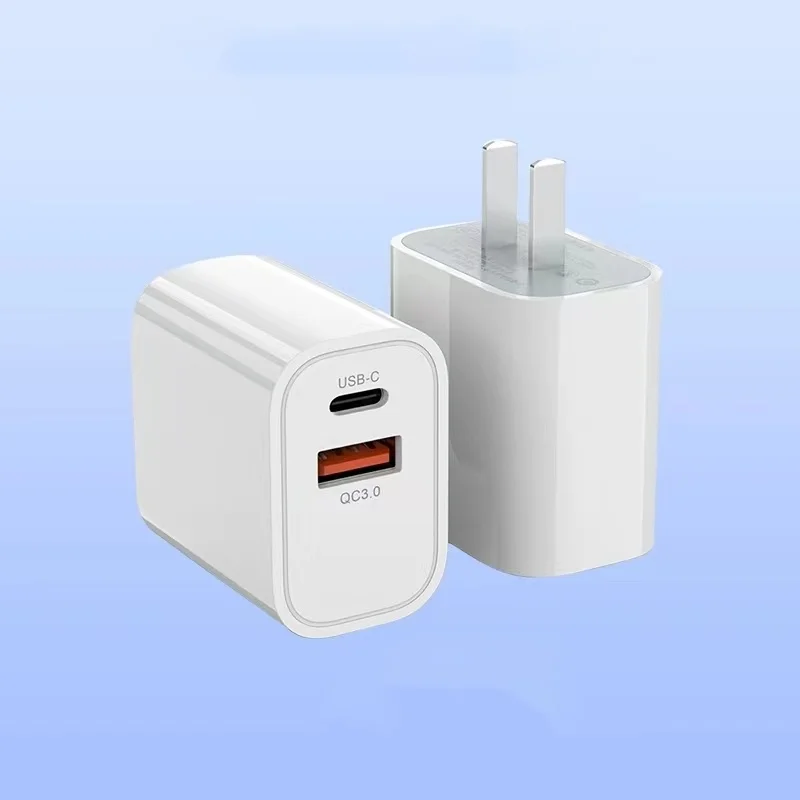 20W charger dual port android data cable and charging head a quick charging kit for the Huawei Apple iphone 15 USB char