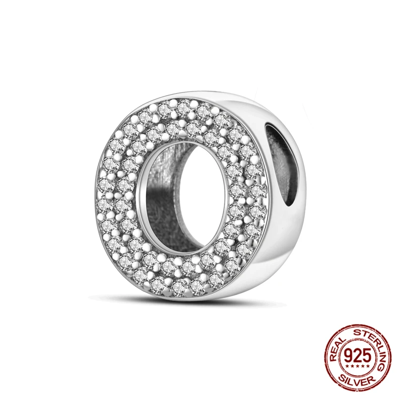 

This DIY women's jewelry gift features an S925 sterling silver letter O bead paired with an original bracelet.