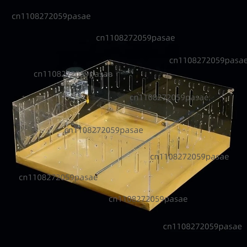 New design DIY transparent acrylic small animal pet fence breathable expandable cage, suitable for guinea pigs and hamsters