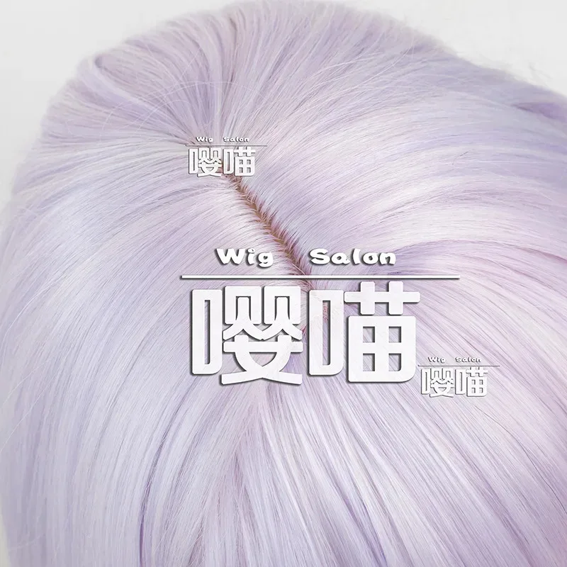 CyGame 혼카이: 스타 레일 캐스터리스 코스프레 가발 캐스터 코스프레 헤어 롱 100cm 가발 그라데이션 퍼플 롤플레잉 가발 할로윈용