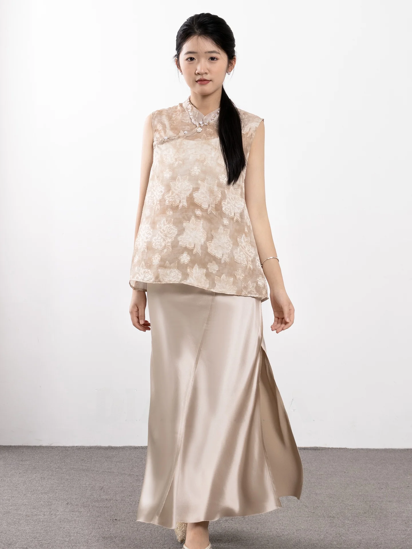 

Женский летний жилет DianThia Svel: Новинка, высококачественный, в стиле китайского национального искусства, тонкий, в новом китайском стиле