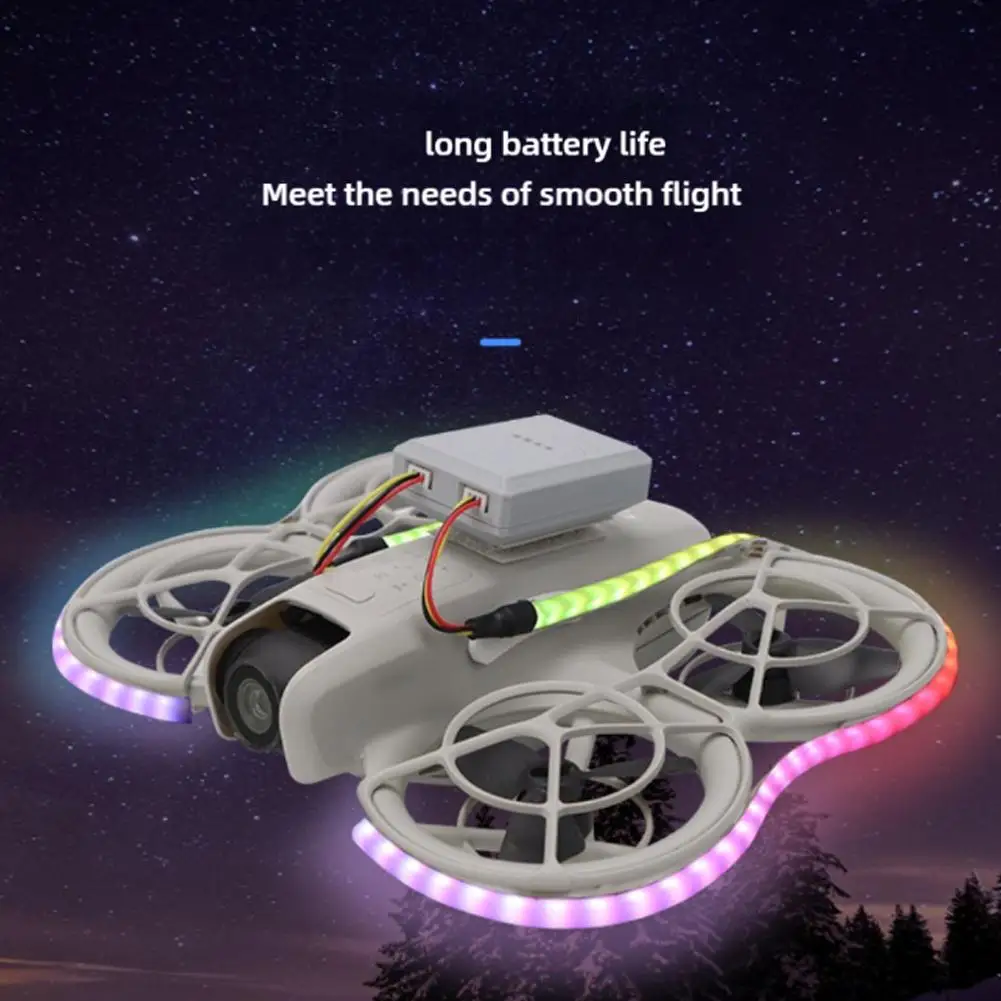Drone LED Light Strip For DJI Neo/AVATA2 Luminous Night Safety Flight Light Strip Colorful Light Strips For DJI Drone Accessorie
