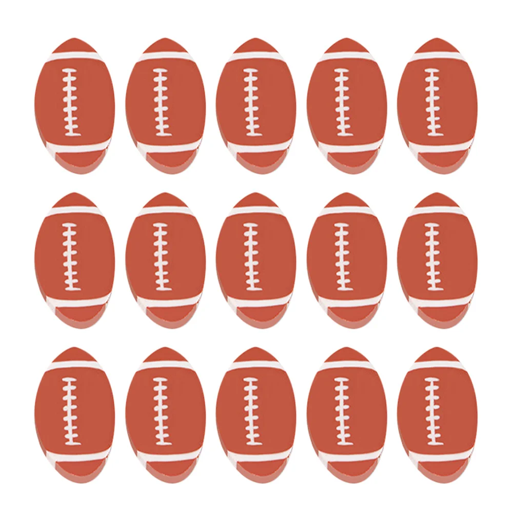 100 قطعة ممحاة على شكل الرجبي مادة Tpr تصميم كرتوني لطيف قلم رصاص محو فن الطلاب القرطاسية هدية للأطفال الكتابة #5