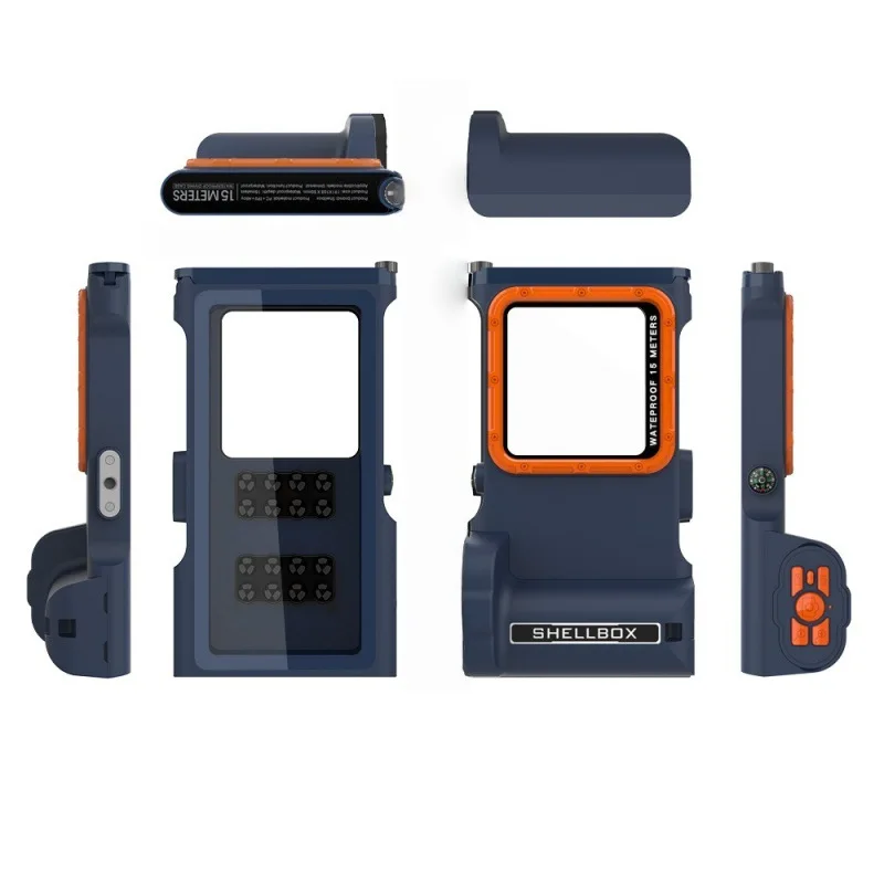Universal Diving Mobile Phone Case, Bluetooth Button All-inclusive Waterproof 15-meter Underwater Photo Protective Case