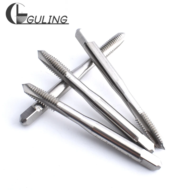 GULING HSSE-M35 JIS Standard Left Hand Spiral Pointed Tap M2 M2.5 M3 M3.5 M4 M5 M6 M8 M10 M12 Machine Screw Thread Taps