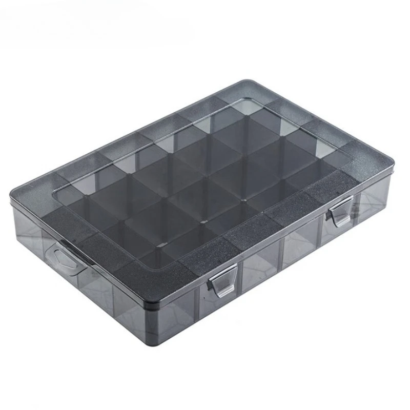 

Parts Box Tool Storage Box Detachable Transparent Small Lattice Plastic Screws Electronic Components Accessories