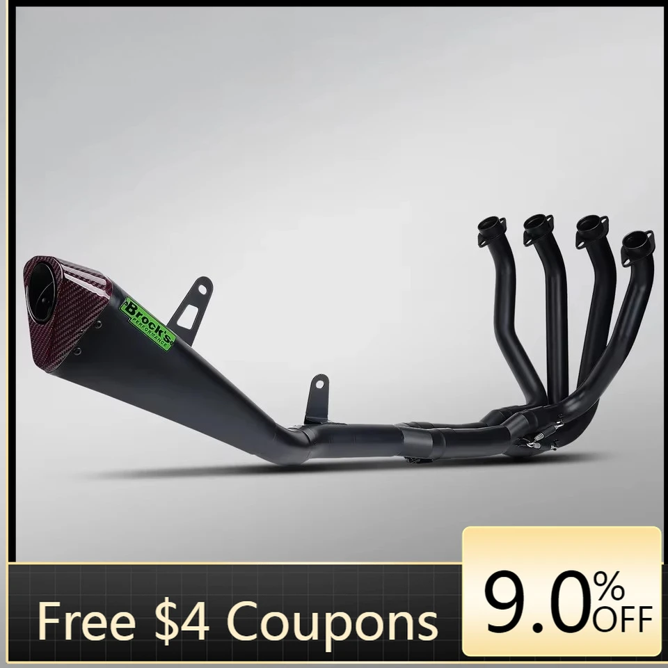

STLF BROCK Z900 Black Knight Full Section Motorcycle Exhaust System Modification New Condition for Kawasa Z900 2017-2025
