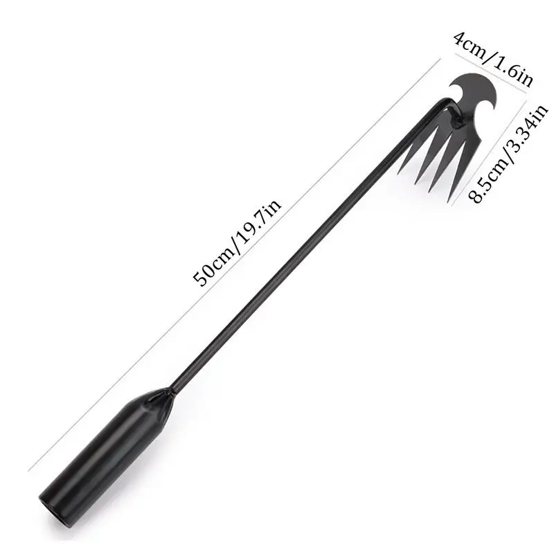New Weeding Artifact Uprooting Weeding Tool Manganese Steel Garden Weeder Loose Soil Hand Weeding Removal Puller Gardening Tools