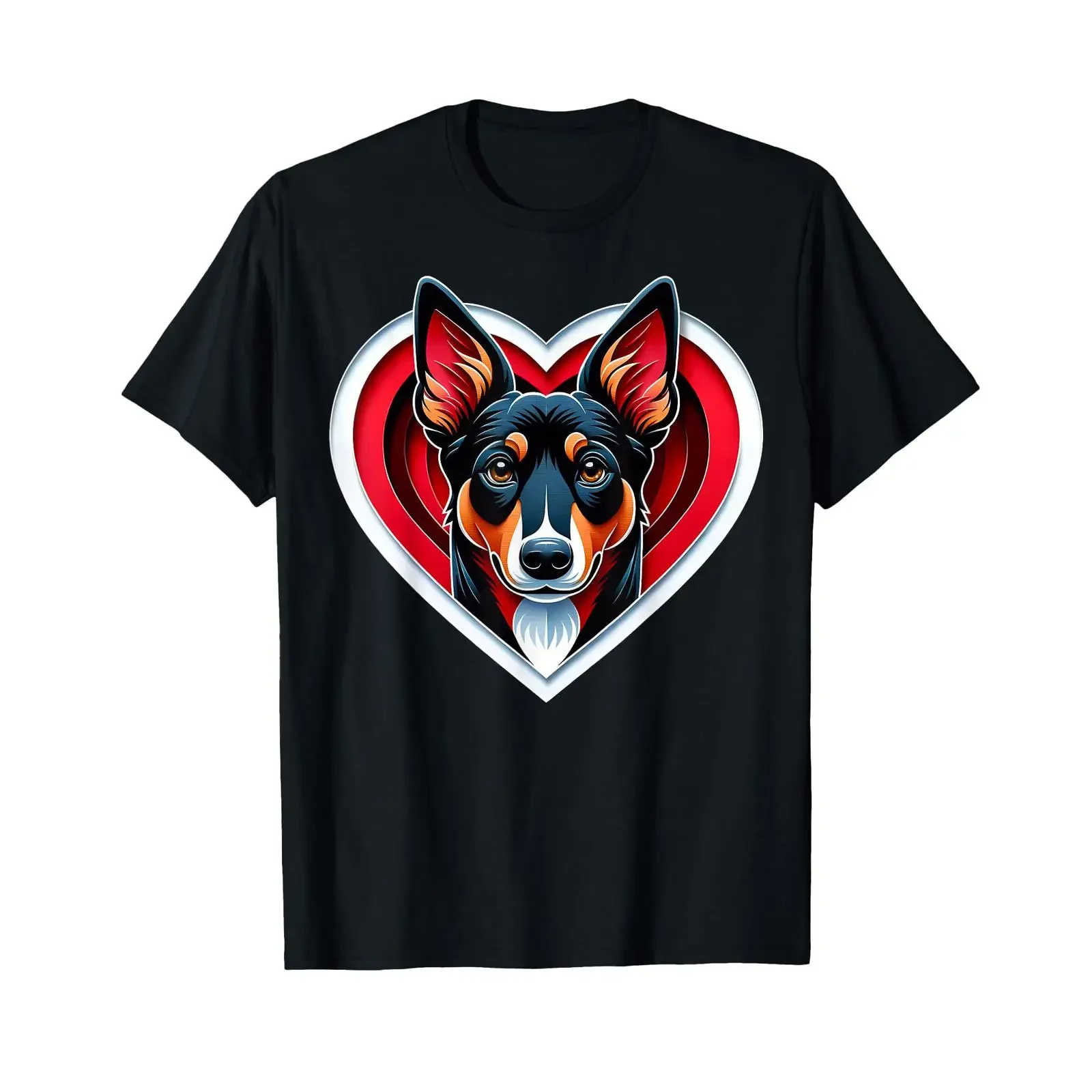 Niedliches Beauceron Herz Welpenliebhaber Hund Mutter oder Besitzer T Shirt vintage Washed Versatile Soft Unisex streetwear