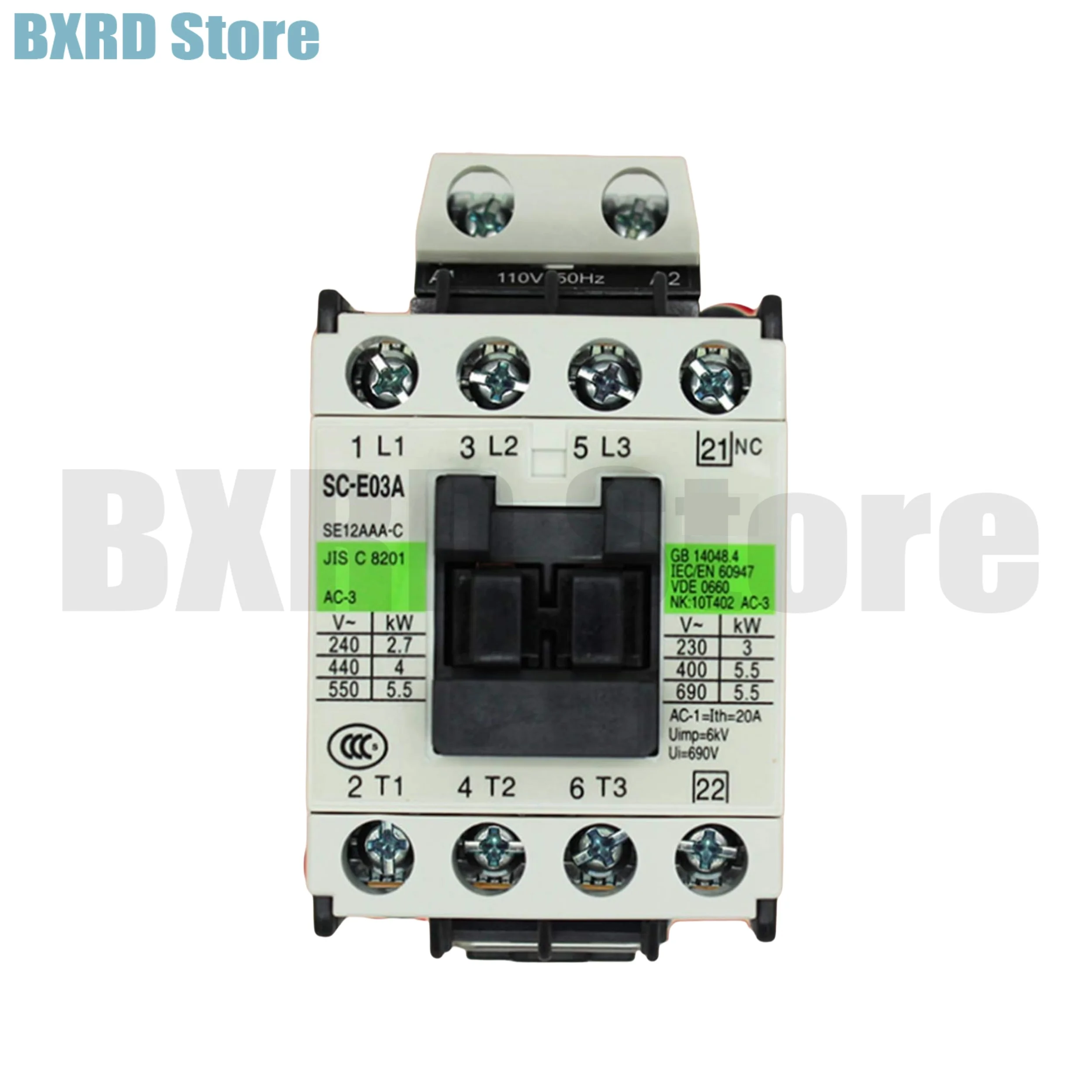 New Original AC contactor SC-E03A AC220V AC110V 13NO 21NC